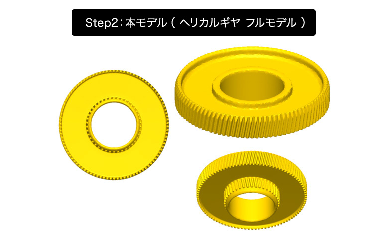 本モデル（ヘリカルギア フルモデル）